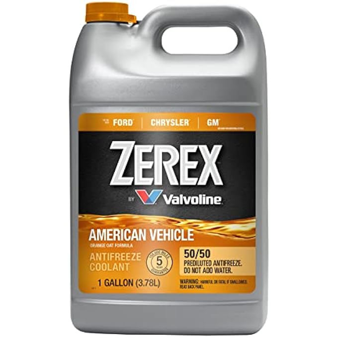 Zerex AMERICAN VEHICLE 50/50 PREDILUTED READY-TO-USE ANTIFREEZE/COOLANT 1 GA - Image 1
